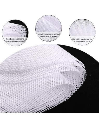 10 Forros de Vapor de Silicona Mozeat Lens 25cm Antiadherente