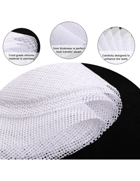 10 Forros de Vapor de Silicona Mozeat Lens 25cm Antiadherente