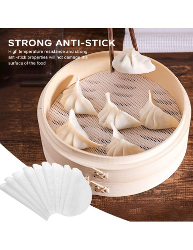 10 Forros de Vapor de Silicona Mozeat Lens 25cm Antiadherente