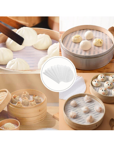 10 Forros de Vapor de Silicona Mozeat Lens 25cm Antiadherente