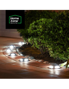 Luz Solar Exterior Home Zone 12 Paquetes 20 Lúmenes Negra 2