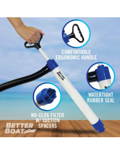 Bomba de Achique Manual Better Boat 0.5 kg 25 GPM para Barcos 2