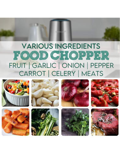 Procesador de Alimentos Mosaic FC-10TS 5 Tazas Vidrio Titanio