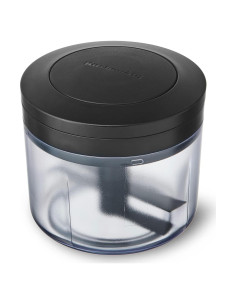 Picador Manual KitchenAid 3.8 Tazas Negro - Cuchillas Acero Inox