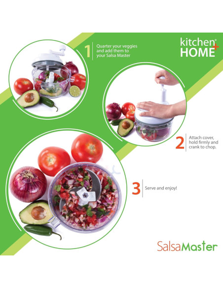 Procesador de Alimentos Manual Salsa Master SCC-105 1.18L
