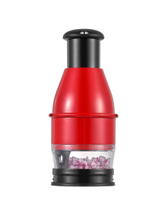 Picador Manual de Alimentos Geedel 0.45kg Rojo Sin BPA