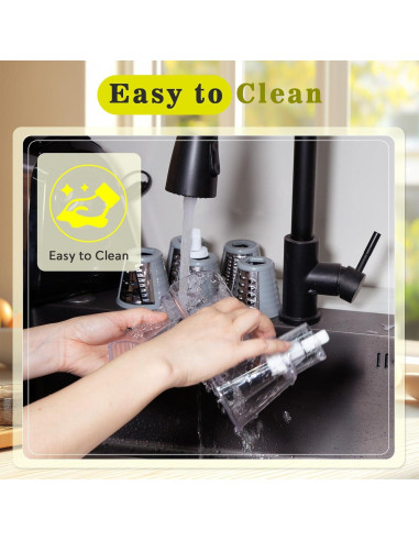 Rallador Eléctrico 5 en 1 Mokero Acero Inoxidable 150W