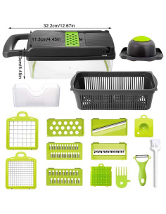 Cortador de Verduras 17 en 1 Febvao - Acero Inoxidable 2