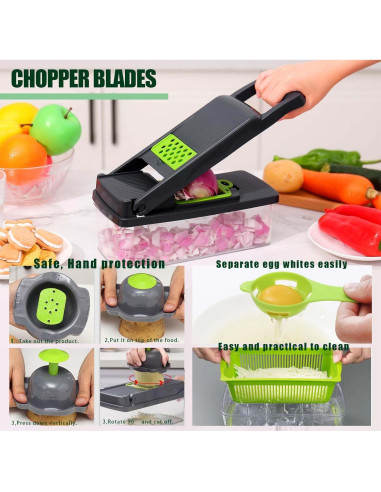 Cortador de Verduras 17 en 1 Febvao - Acero Inoxidable