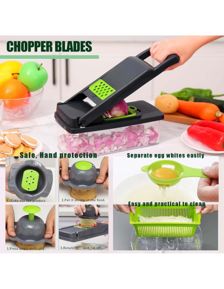 Cortador de Verduras 17 en 1 Febvao - Acero Inoxidable