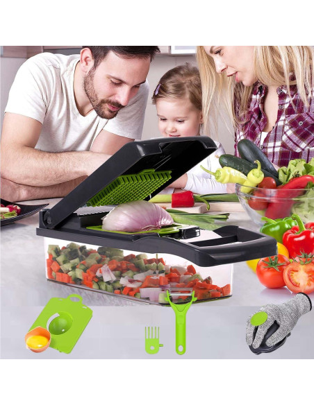 Cortador de Verduras 17 en 1 Febvao - Acero Inoxidable