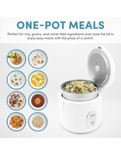 Cocedor de Arroz Aroma Housewares ARC-914S 2-8 Tazas 2