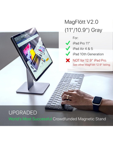 Soporte Magnético MagFlott V2.0 para iPad Pro 11" y Air 11"