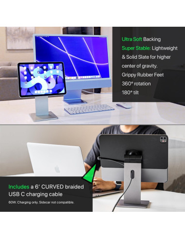 Soporte Magnético MagFlott V2.0 para iPad Pro 11" y Air 11"