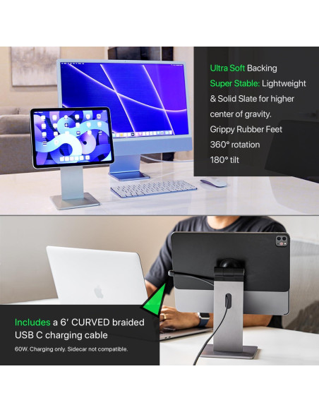 Soporte Magnético MagFlott V2.0 para iPad Pro 11" y Air 11"