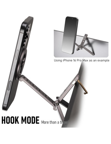 Trípode Magnético SHINEWEE para iPhone 12-16, Compacto