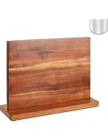 Bloque Magnético para Cuchillos HOMIQUEEN Acacia 12 Cuchillos
