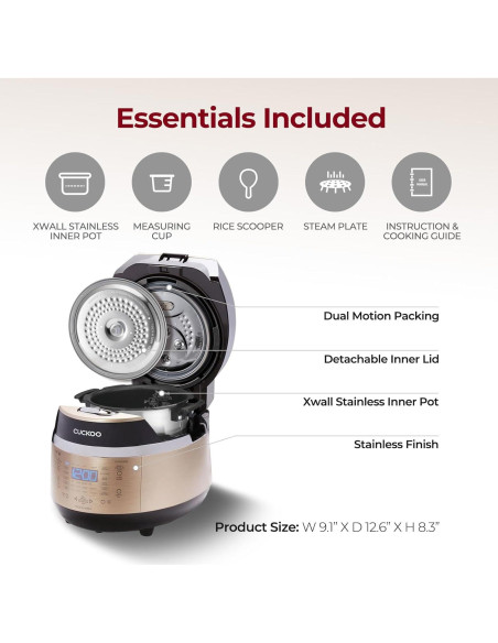 Olla Arrocera a Presión CUCKOO CRP-EHSS0309FG 3 Tazas IH