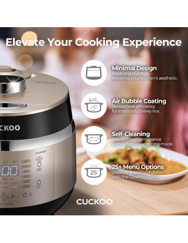 Olla Arrocera a Presión CUCKOO CRP-EHSS0309FG 3 Tazas IH