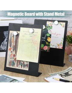 Tablero de Anuncios Magnético Fainne 28x22 cm Negro 2