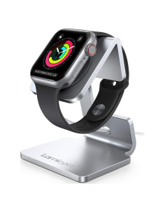 Soporte de Carga Lamicall para Apple Watch Plata