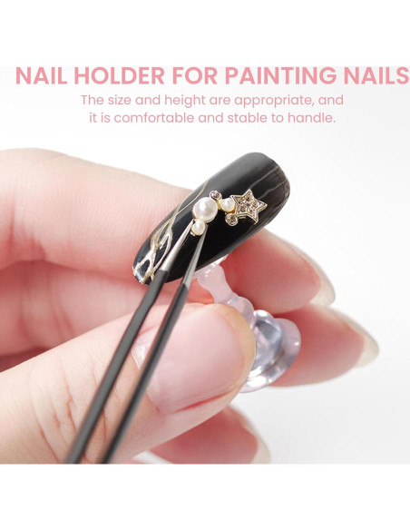 Soporte de Madera para Práctica de Uñas ESUOHYM Mediano