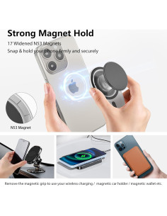 Soporte Magnético para Teléfono AUROX Magsafe Negro 2