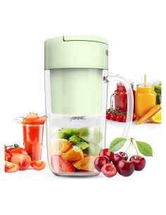 Licuadora Portátil Cozy Blue 10 oz USB Recargable Verde