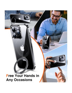 Funda Magnética Chicfun para iPhone 13 Pro Transparente 2