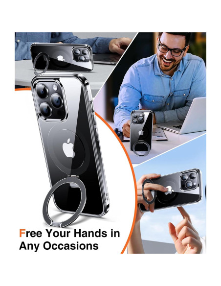 Funda Magnética Chicfun para iPhone 13 Pro Transparente