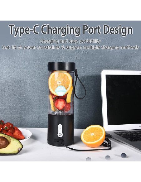 Licuadora Portátil HoneTeek Mini Recargable USB 560g