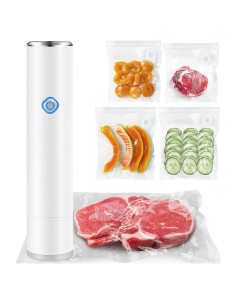 Sellador al vacío portátil SUPERZZKKE H9 - 240V, 10 bolsas