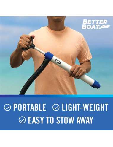 Bomba de Achique Manual Better Boat 0.5 kg 25 GPM para Barcos