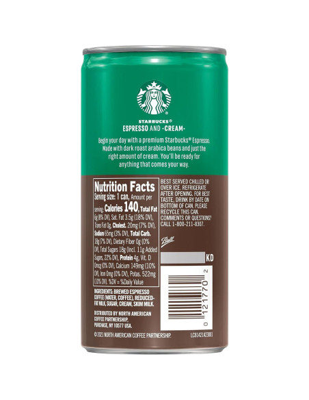 Café Espresso y Crema Starbucks 6.5 oz Pack de 12