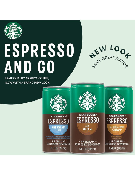 Café Espresso y Crema Starbucks 6.5 oz Pack de 12