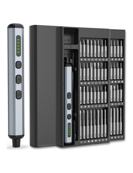 Destornillador Eléctrico Vilcome 68 en 1 Recargable 300 RPM