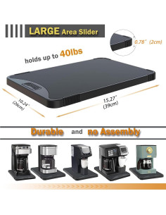 Bandeja deslizante KEINE MARKE para electrodomésticos 39x26 cm 2