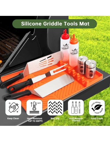 Kit de Accesorios para Parrilla 22 Piezas Ashihoti