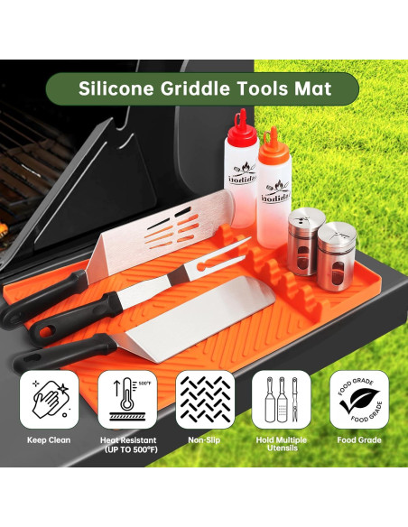 Kit de Accesorios para Parrilla 22 Piezas Ashihoti