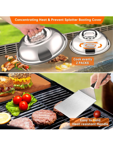 Kit de Accesorios para Parrilla 22 Piezas Ashihoti