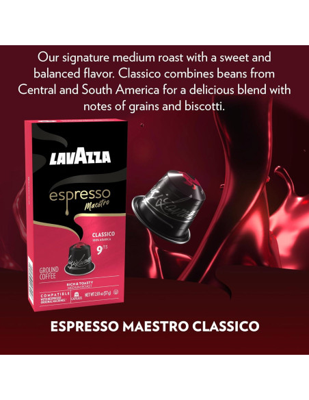 Paquete Variedad Espresso Lavazza 60 Cápsulas Nespresso