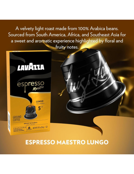 Paquete Variedad Espresso Lavazza 60 Cápsulas Nespresso