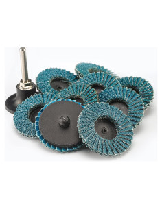 30 Pcs Disco de Aletas 5.1cm RENOTEC Grano 40/60/80 para Pulido