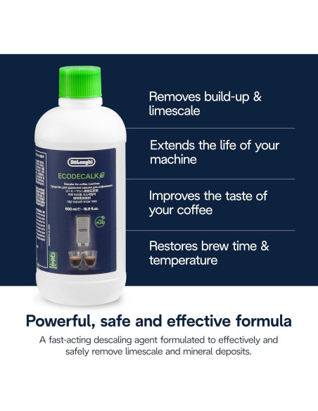 Desincrustante De'Longhi EcoDecalk 500ml para Cafeteras