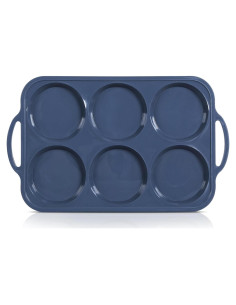 Molde de Silicona Jumbo Vnray para Muffin 6 Tazas 10 cm