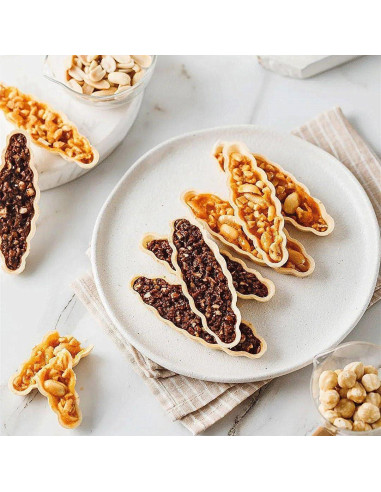 10 Moldes de Aluminio para Tartas QRZLP - Forma de Barco