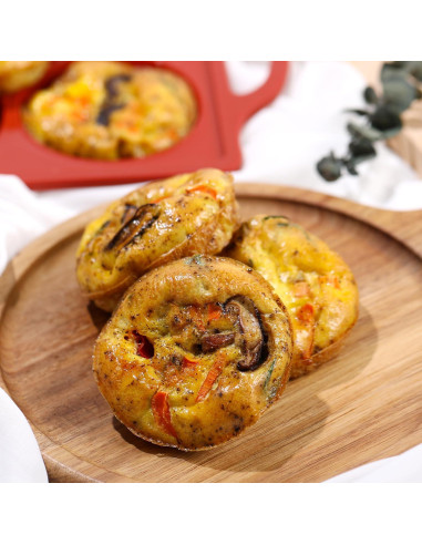 Moldes de Huevo de Silicona CAKETIME 3" Antiadherentes 2 Pcs