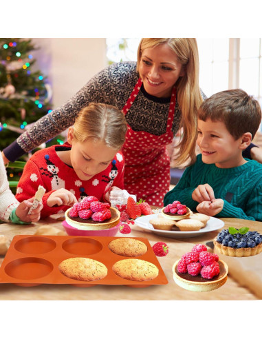 Moldes de Silicona Palksky 2 Piezas 6 Cavidades 32.77x22.35cm