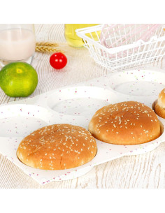Molde para Muffin Jumbo CAKETIME Silicona 2 Piezas 10,16 cm 2