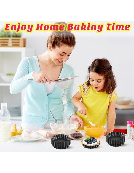 24 Moldes Redondos Antiadherentes 10 cm Patelai